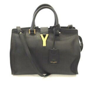 SAINT LAURENT Cabas Black Handbag